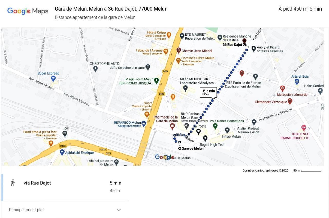 Studio A 300 Metres De La Gare Et 25 Minutes De Paris En Train Melun Eksteriør bilde